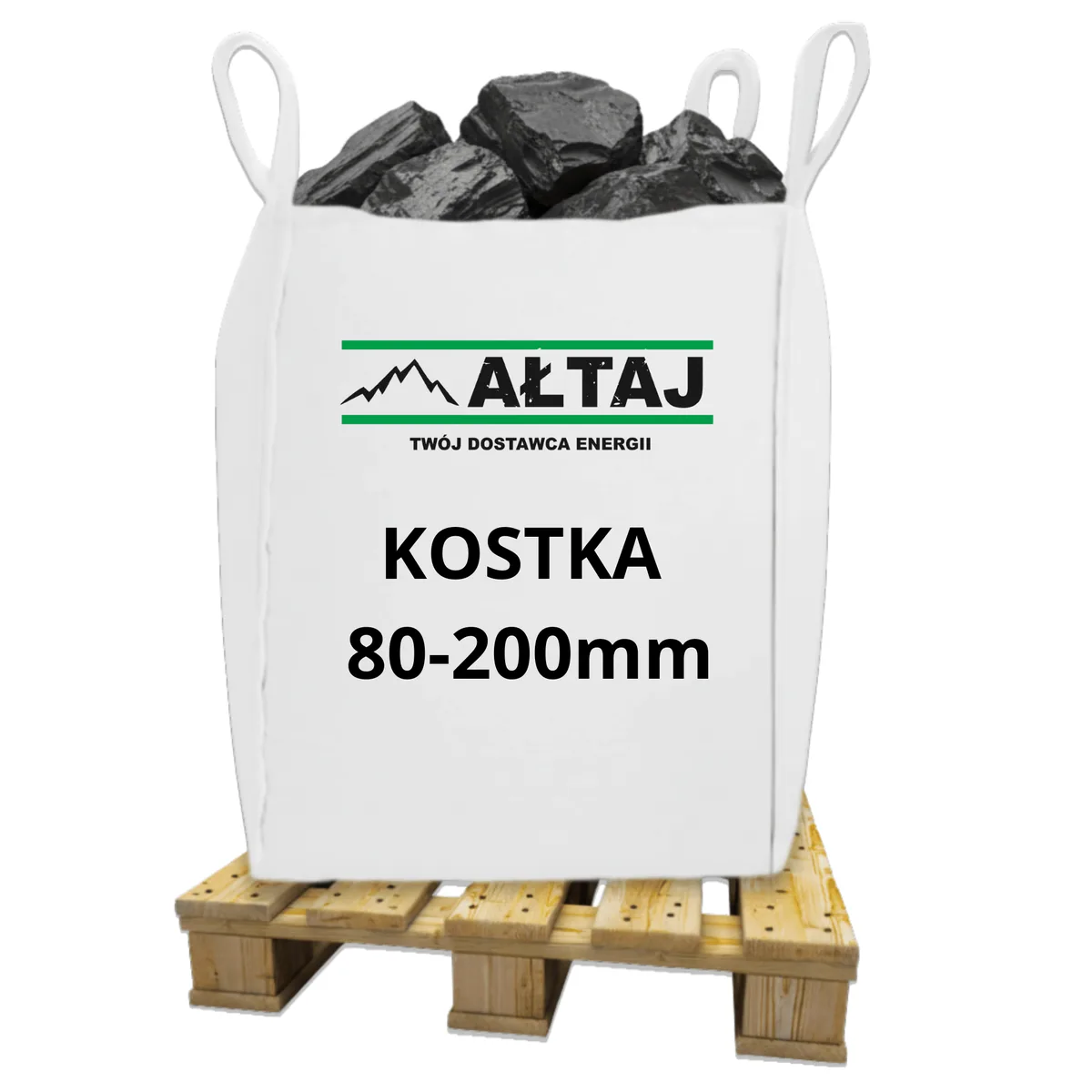 Węgiel kamienny kostka 80+ mm
